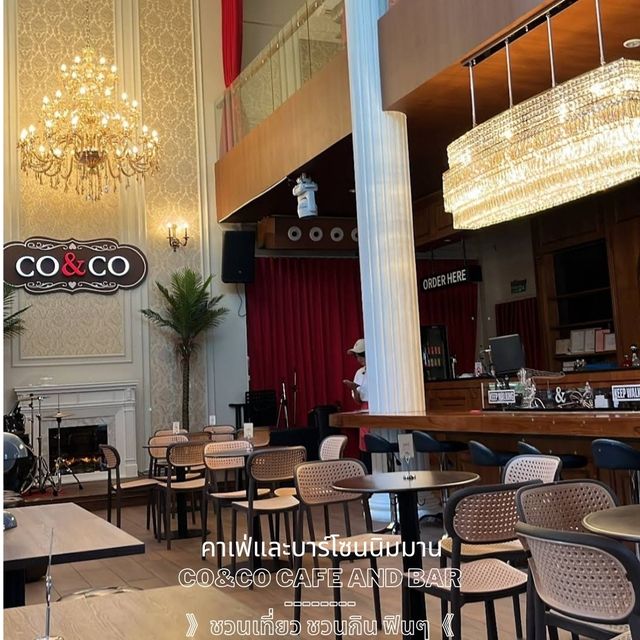 คาเฟ่สไตล์ยุโรป โซนนิมมาน : Co&Co Cafe and Bar.