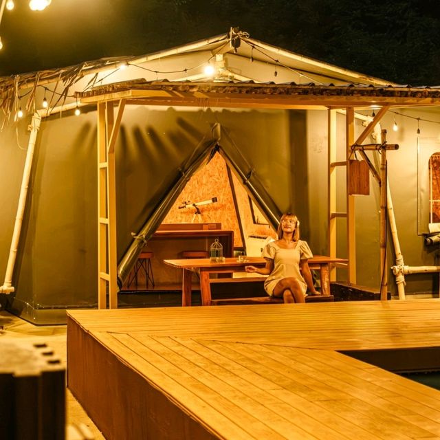 "Giant Cabin Glamp G2" ห้องพักสไตล์แกลมปิ้งเขาใหญ่