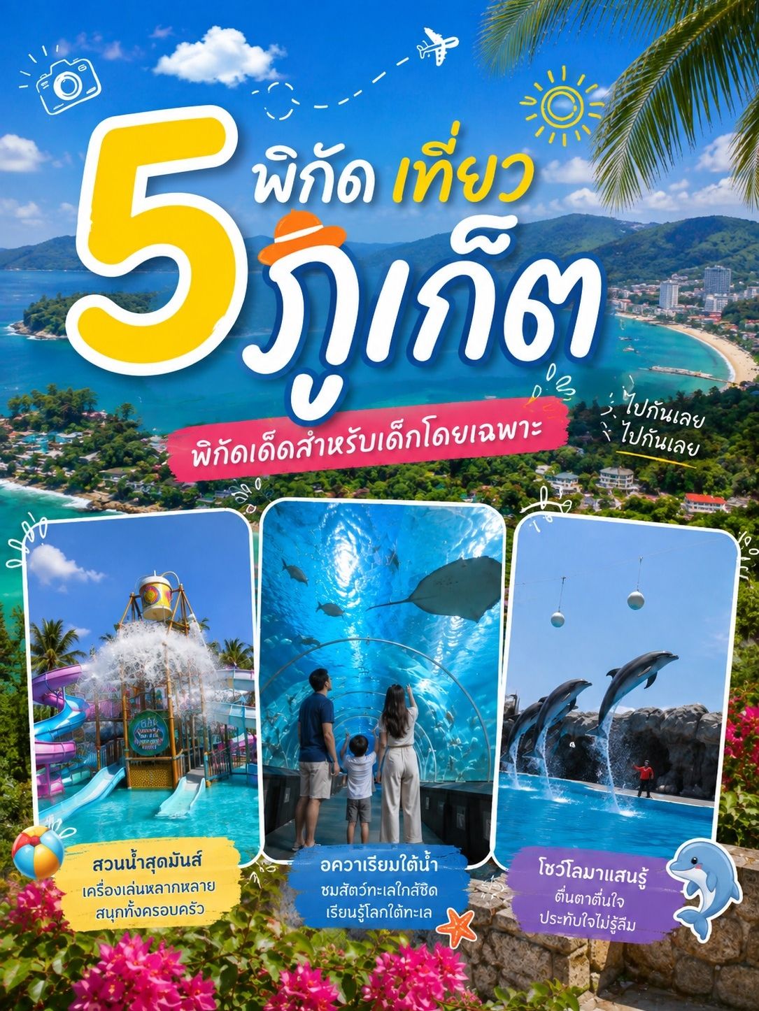 "Kid-friendly Phuket travel destinations" - a must-visit! Let's go!