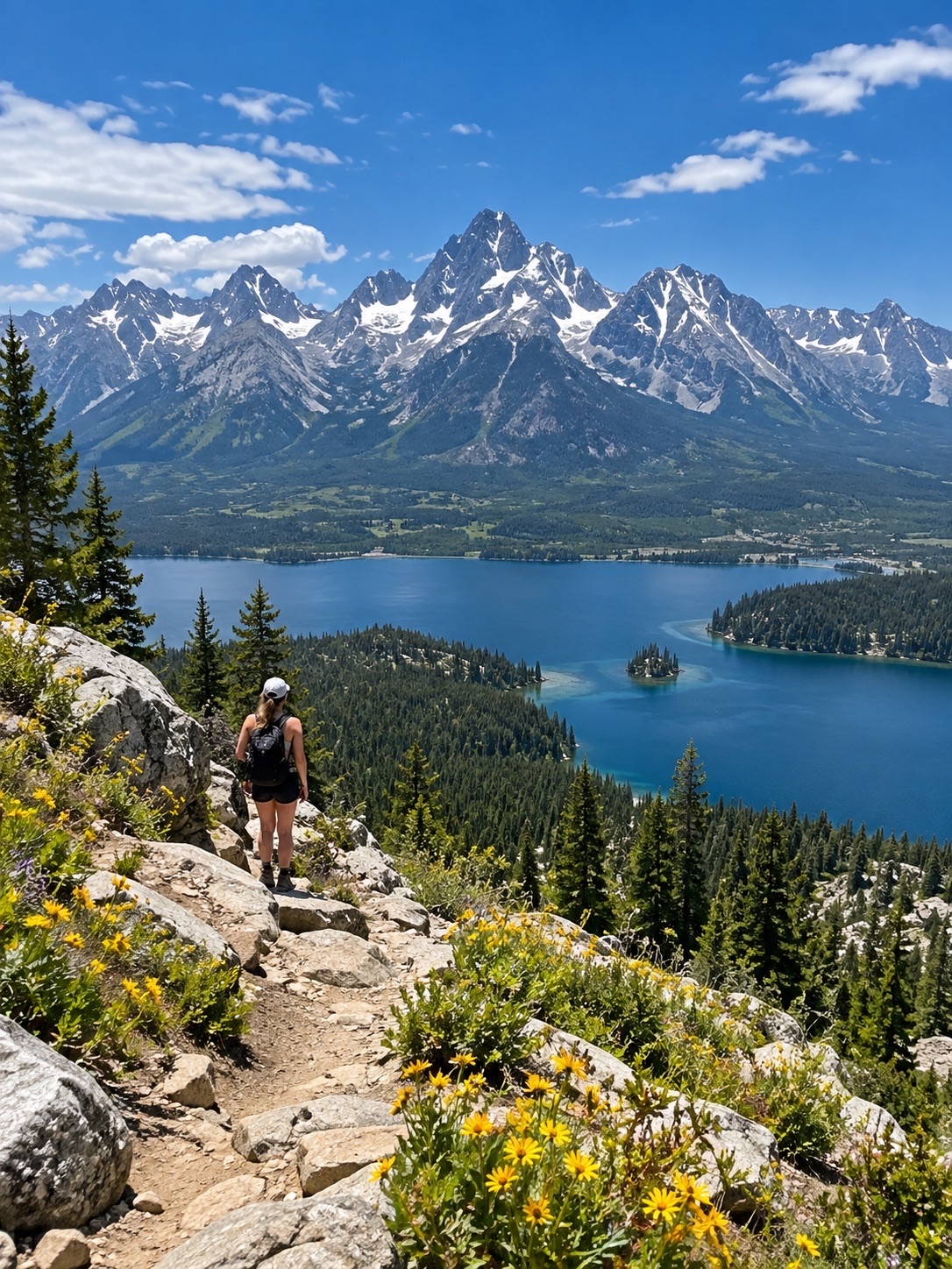 🏔️ Grand Teton National Park สวรรค์แห่งธรรมชาติในไวโอมิง 🇺🇸
