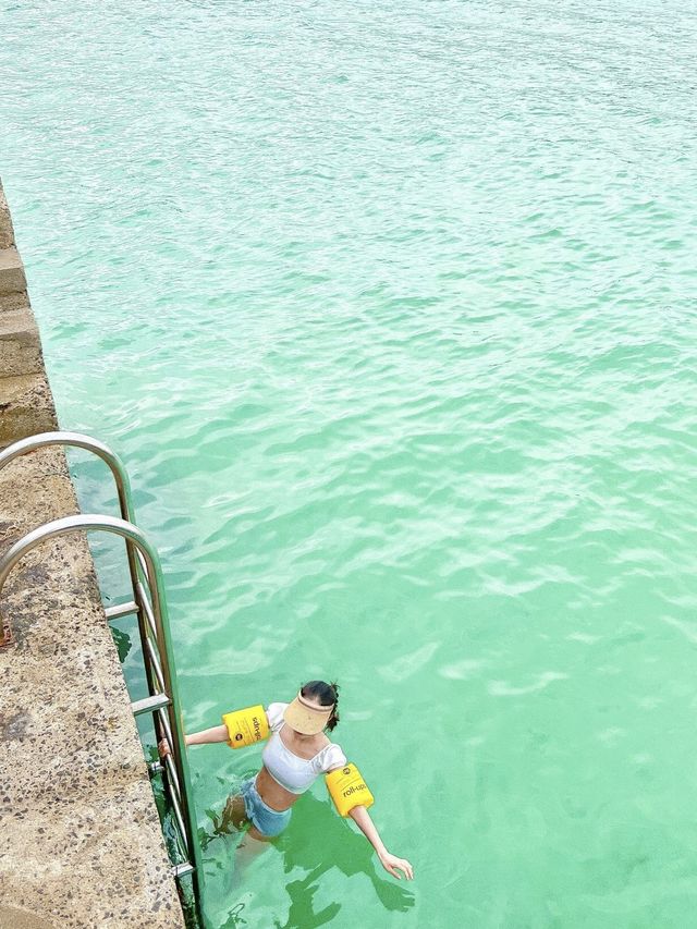 흐린날가도 예쁜 자연이 만든 수영장⚓️🛟⛴