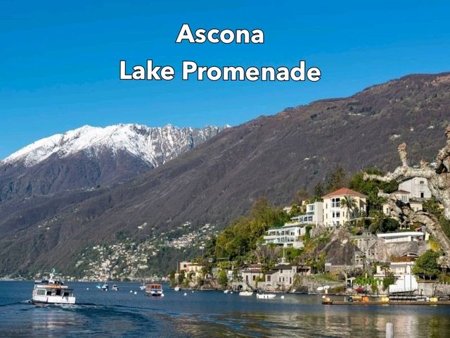 เดินชมทะเลสาบ Maggiore ที่ Ascona