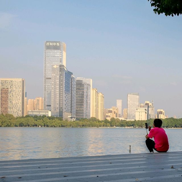 East Part of Swan Lake, Hefei 🌅🌊