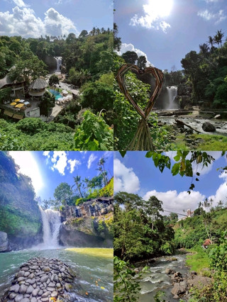 Ubud Landmark Waterfall: Easy to walk to, perfect for photos.