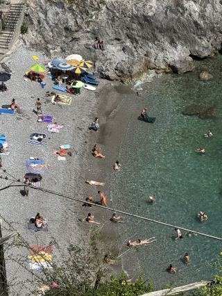 Maiori, Amalfi Coast, Italy | An Authentic Experience at Acquachiara Spiaggia, Enjoying the Most Relaxing Blue Hours in the Mediterranean.