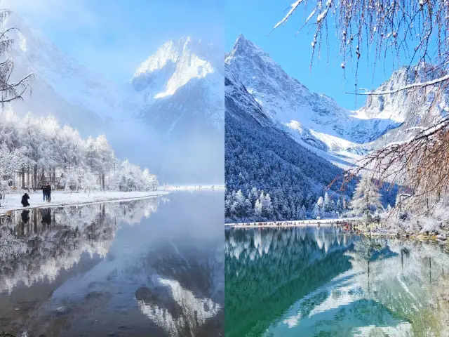 It's snowing in western Sichuan