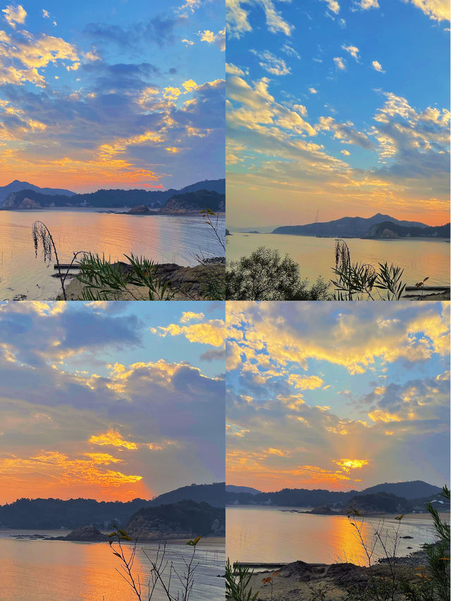 福州｜連江粗蘆島——海邊的浪漫，日落佔一半