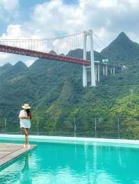 為了這座橋我又來了貴州║懸崖上的森系山居