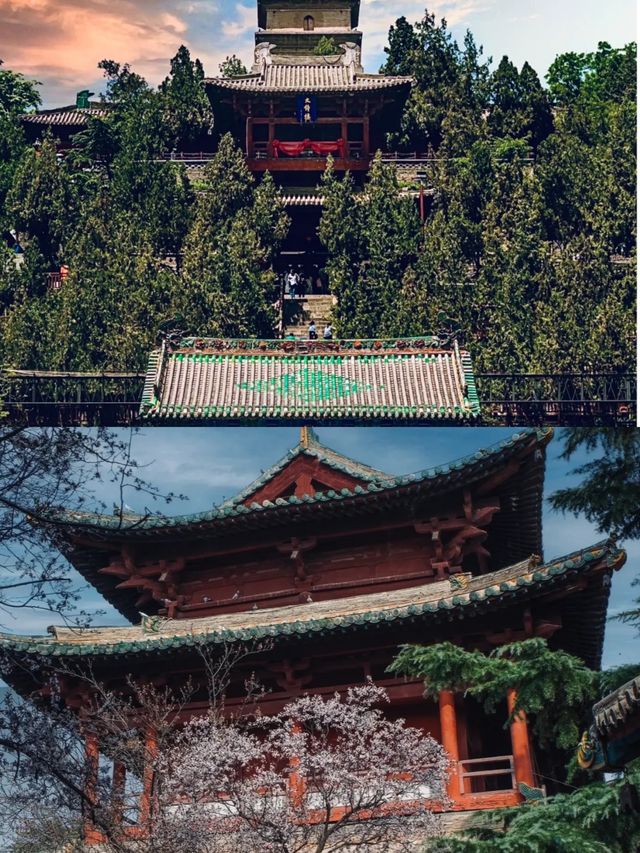 永濟普救寺|鶯鶯塔“普救蟾聲”世界奇塔