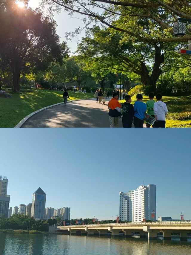 這座綠意盎然的城市，藏著一片城中桃源－南湖公園
