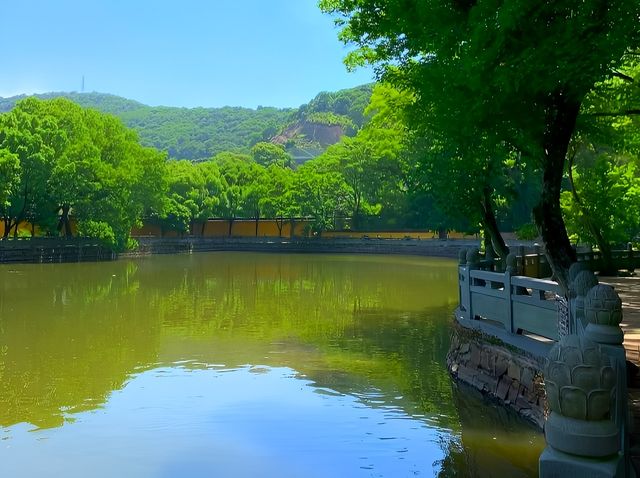 中國唯一以印度國王命名的寺院，始建於晉朝。