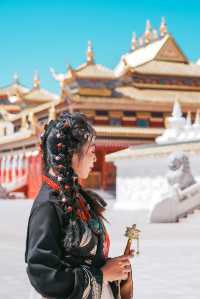 川西|色達東噶寺天氣超好！。