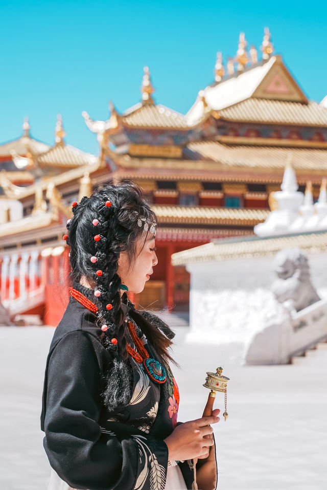 川西|色達東噶寺天氣超好！。