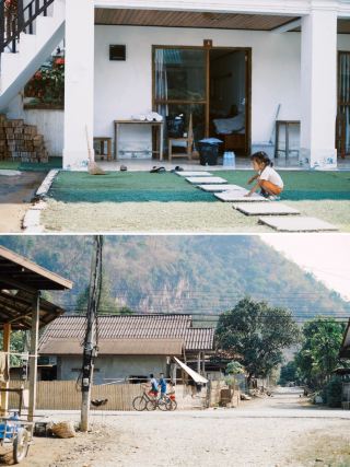 A morning in Luang Prabang, Laos.