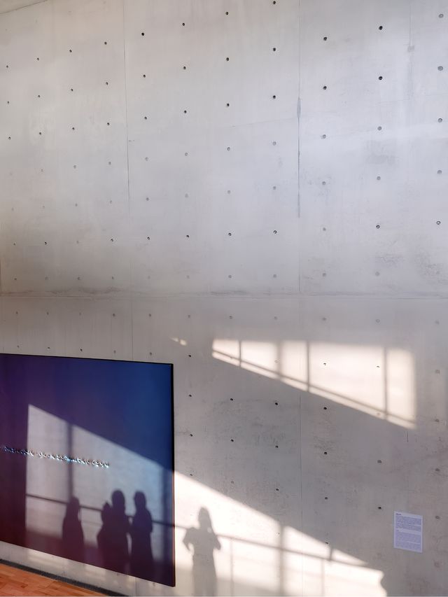 龍美術館建築的獨特性，與「繪畫」作品相得益彰。