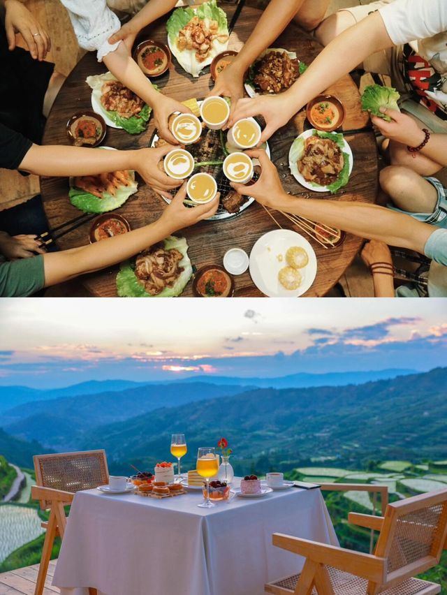 美景美食丨分享夏山民宿的一日三餐。