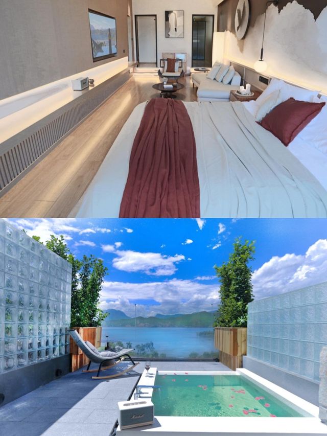 在瀘沽湖住到咗人生酒店