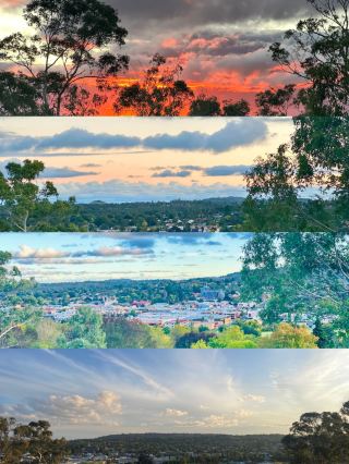 가을의 멜버른 타운이에요. 정말 아름다워요