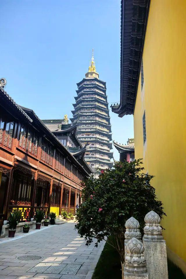 雄偉的天寧寶塔