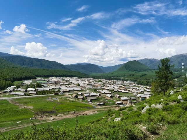 禾木：喀納斯的後花園、白樺林裡的古村落