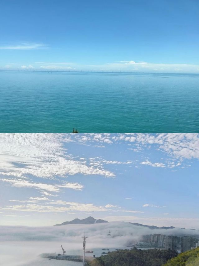 汕頭嘅海！瞓喺度就可以睇到橘子海日出