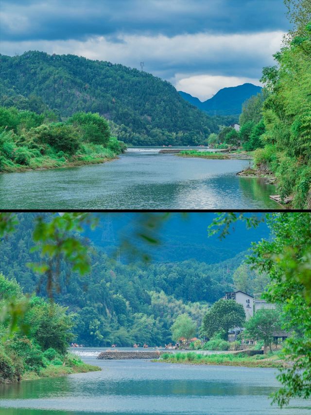 竹筏漂在甌江上,兩岸青山會「跟著走」?治癒到想賴著不走啊! 竹筏漂在甌江上,兩岸青山會「跟著走」?治癒到想賴著不走啊!