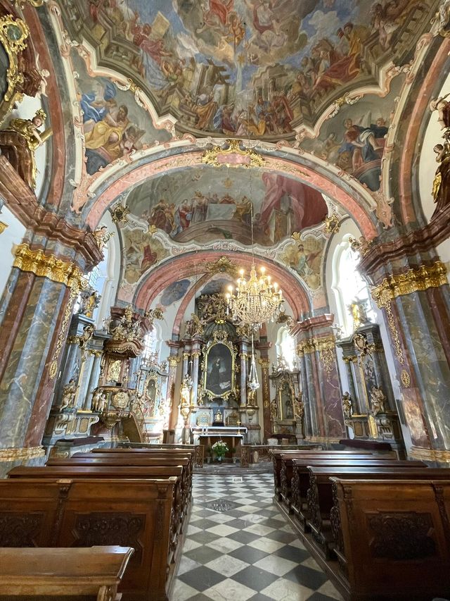 Stunning Baroque Monastery Near Prague Castle