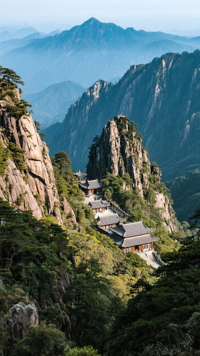 安徽九華山，中國四大佛教名山之一