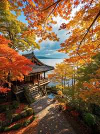 墜入秋天的童話天台山秋日漫遊指南