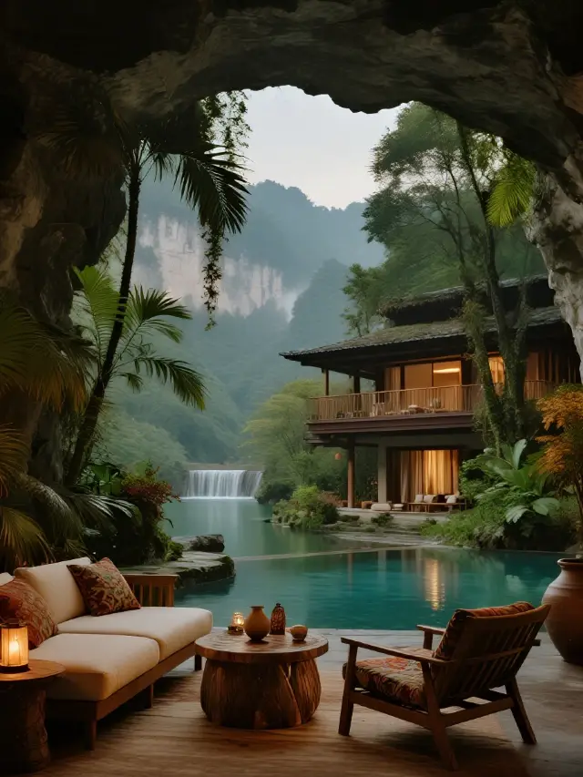 장가계 가족 동화 270도 유리 나무집｜아이와 함께 숲속에 머물기!