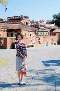 梧林古村落~紅牆白瓦石頭厝