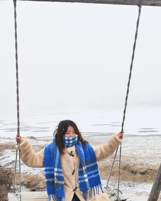 情書同款雪景甘孜紅海子下了一場大雪 情書同款雪景甘孜紅海子下了一場大雪