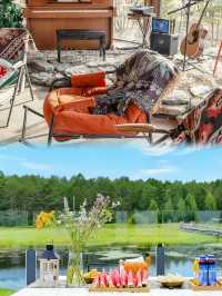 漠河這家帶天窗的民宿，藏在大興安嶺裡，體驗感直接香麻了～