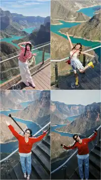 寶泉遊龍灣打卡合集 掛壁棧道