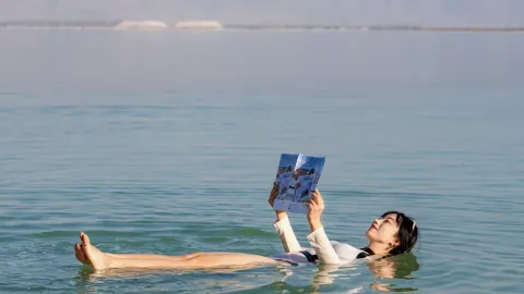 The world is a book, and I have opened the page of the Dead Sea — traveler post in Dead Sea