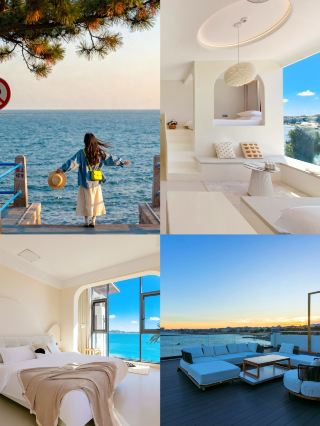 Waking up to this sea instantly wiped away all the work stress