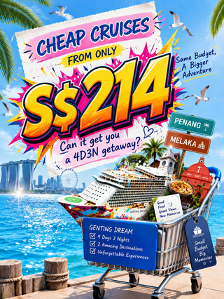 S$214 Cruise Challenge 👀 Can You Believe This Getaway?