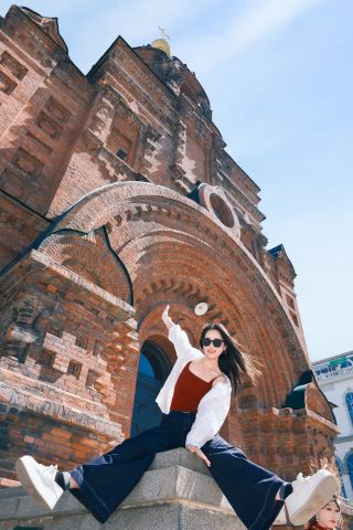 A summer day of City walk in Harbin