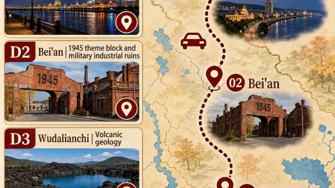 Heihe—Bei'an—Wudalianchi | Rute Mengemudi Sendiri Ringan 4 Hari di Awal Musim Gugur — traveler post in Heihe