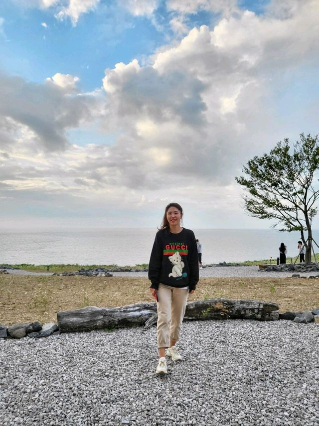 서해바다는 낮에도 일몰타임에도 넘나 예뻐🧡