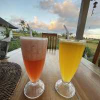 浪漫夕陽稻田晚餐 Warung lumbung padi 
