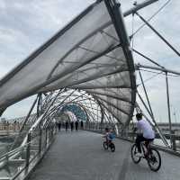 Helix Bridge at Marina Bay