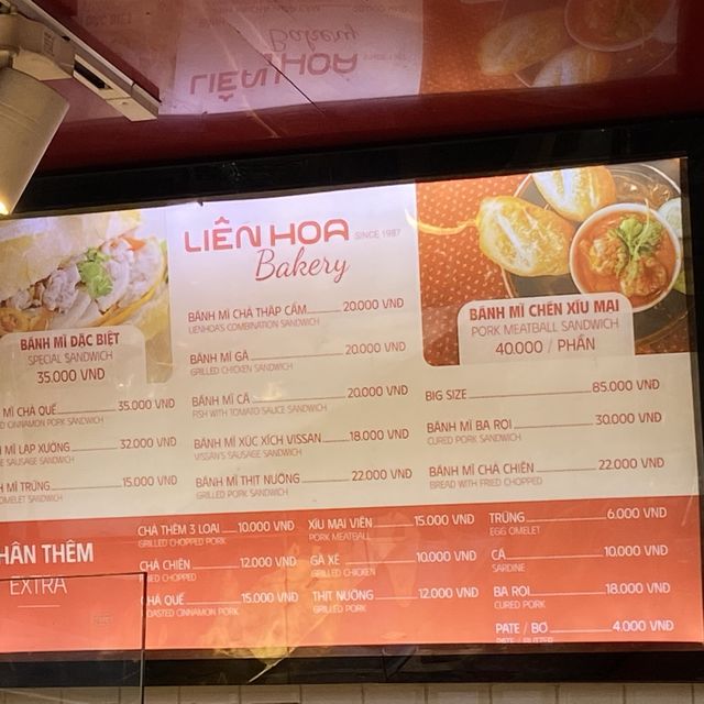 달랏 야시장 근처 리엔호아 베이커리 / 반미 맛집  🥖 