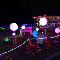 あけぼの山農業公園のクリスマス限定ライトアップ