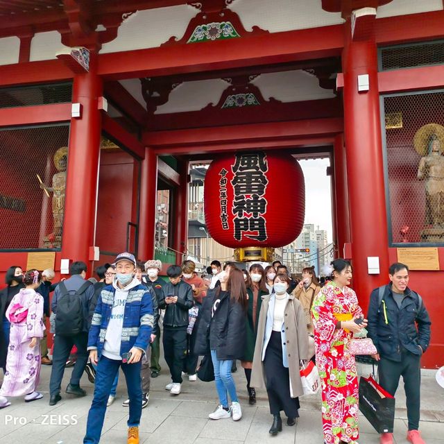 東京景點，淺草寺雷門&五重塔