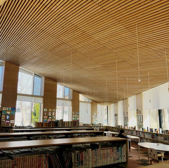 The beautiful Obuse Library 