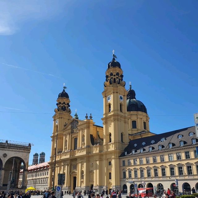 Beautiful Odeonsplatz in Munich