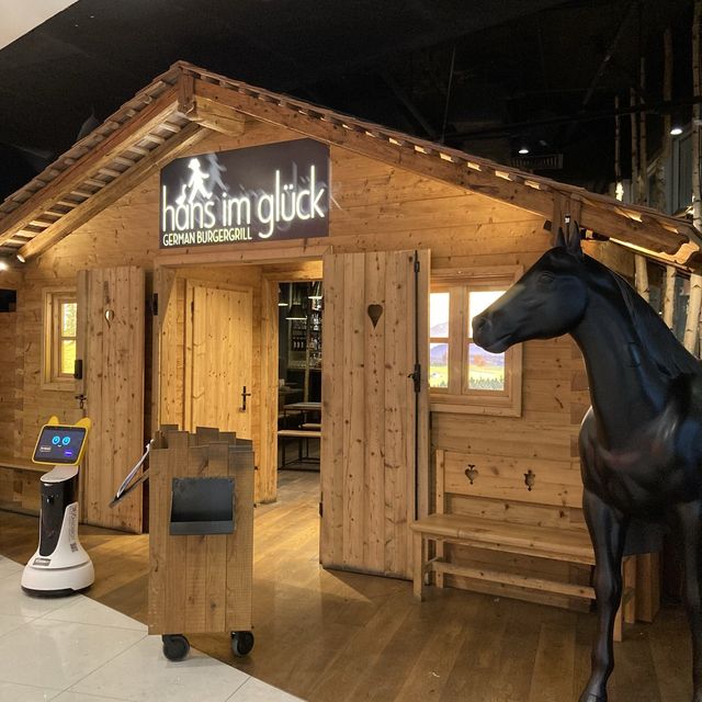 Burgers, in a Whimsical Forest, with Robots…