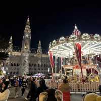 Viennese Christmas wonderland at city hall sq