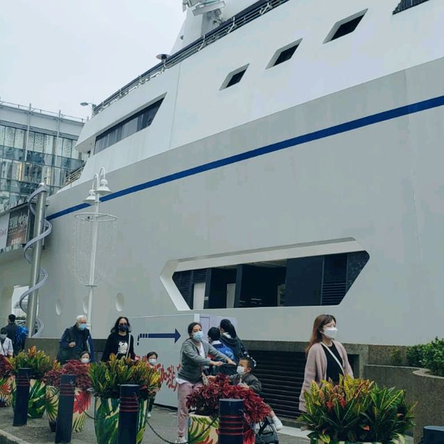 黃埔號停在船景街！黃埔花園！似陸上行舟！
